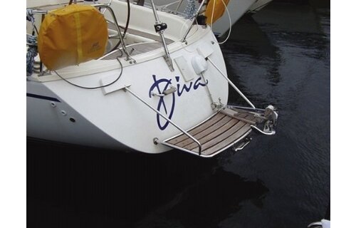 Rvs Zeilbootplatform 100x60cm PT1006030