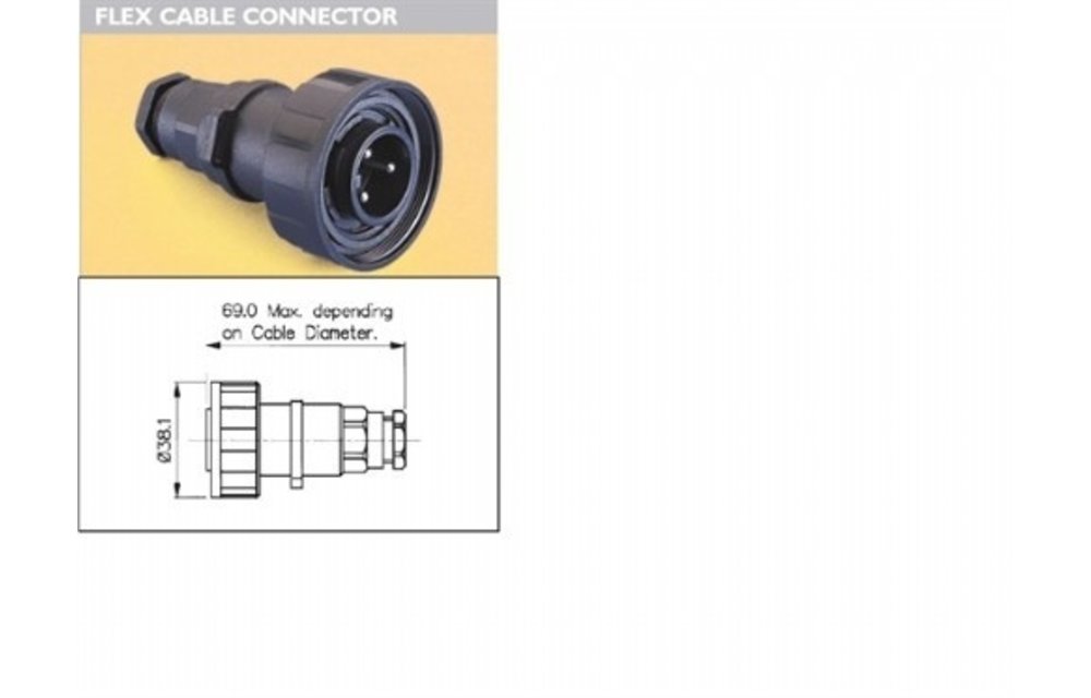 W.D Stopkontakt Inbouw 7 Polig