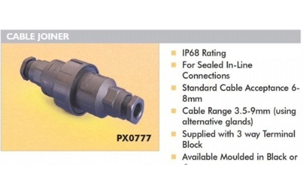 W.D Stopkontakt Inline 3 Polig