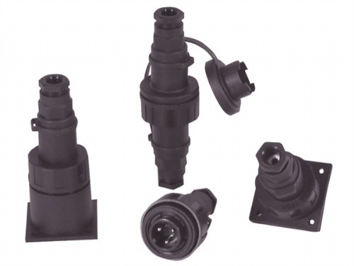 W.D Stopkontakt Opbouw 6 Polig