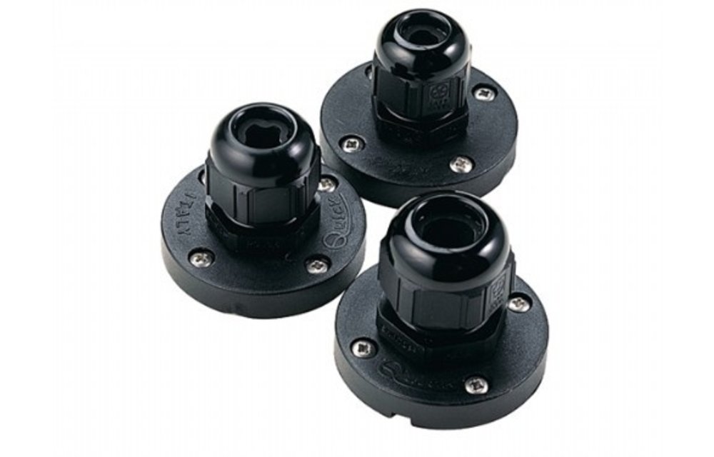 Quick Draaddoorvoer - Zwart - 7-12 mm