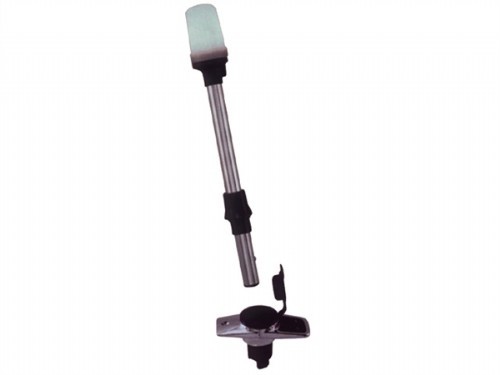 Perko Toplicht-Insteekmast 12v/56cm. Frosted lens