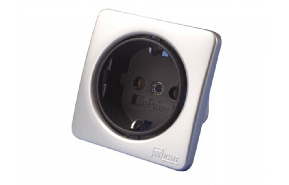 Båtsystem 230V stopcontact - chroom