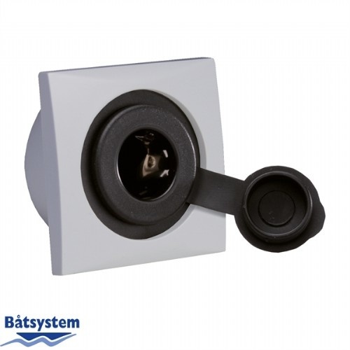 Båtsystem stopcontact - 20mm plug - wit