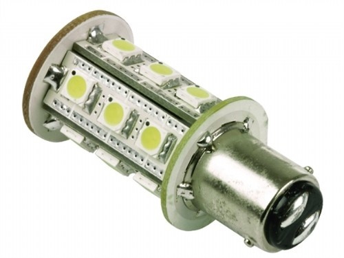 Båtsystem LED-lamp - wit BAY15D 8-30VDC 3500K