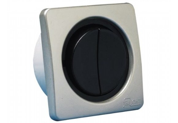 Båtsystem dubbele schakelaar - chroom