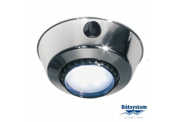 Båtsystem Comet SMD LED - matzilver - switch - surface mounted
