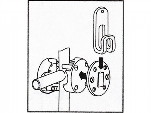 Railing support voor Store-All - antraciet