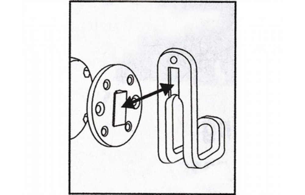 Railing support voor Store-All - wit