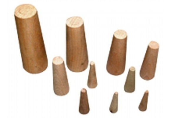 Houtenpluggenset 10 stuks - 5-45mm