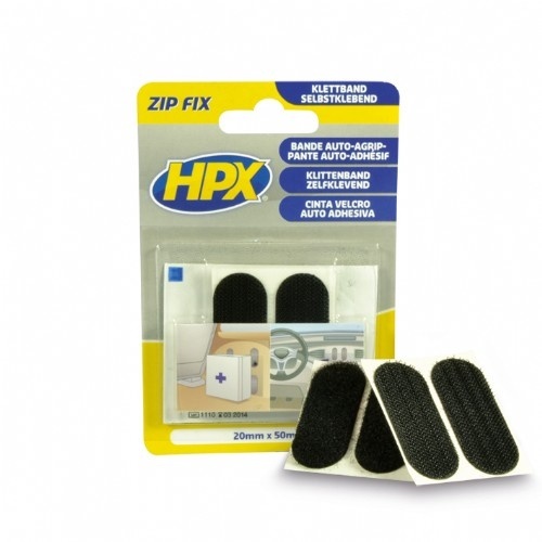 HPX ZipFix klittenband pads 20 x 50 mm