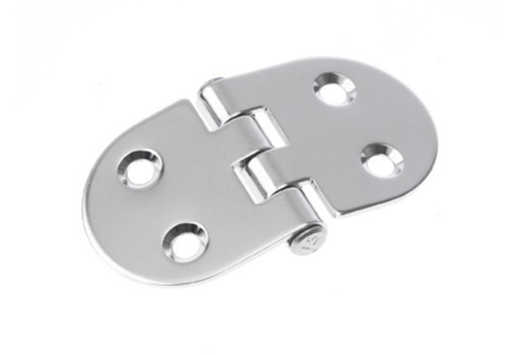 Roca vlakscharnier rond RVS 74 x 40 mm 441709