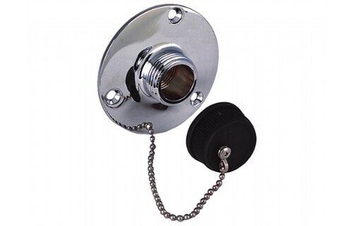 Perko Dekaansluiting Dekwaspomp 1/2" Chroom