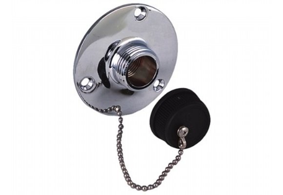 Perko Dekaansluiting Dekwaspomp 1/2" Chroom