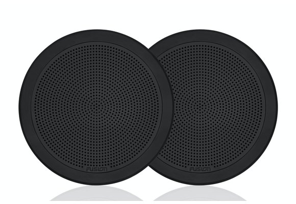 Fusion FM-F65RB Flush Mount Speakers - 6.5" -  Round Black