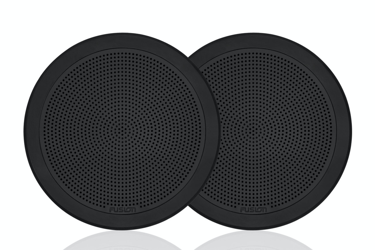 Fusion FM-F65RB Flush Mount Speakers - 6.5" -  Round Black