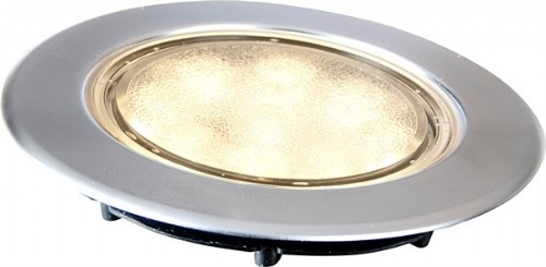 Båtsystem Vega 75 Matzilver LED - 8-30V 2W - IP21