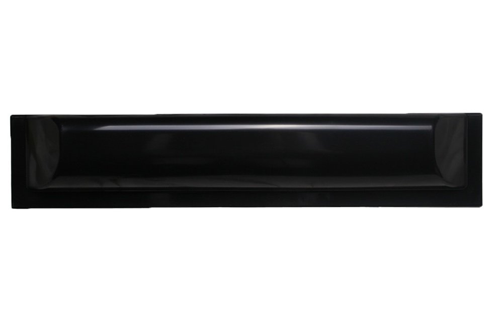 Steigerfender recht 60 x 500mm  Zwart