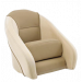 Allpa Stuurstoel model Romeo Flip-Up crème/crème