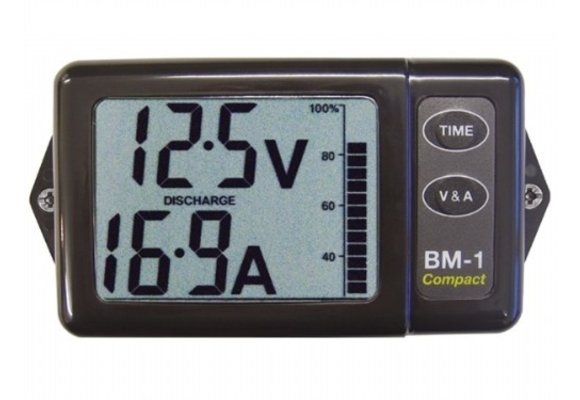 Nasa Compact Batterymonitor Grijs