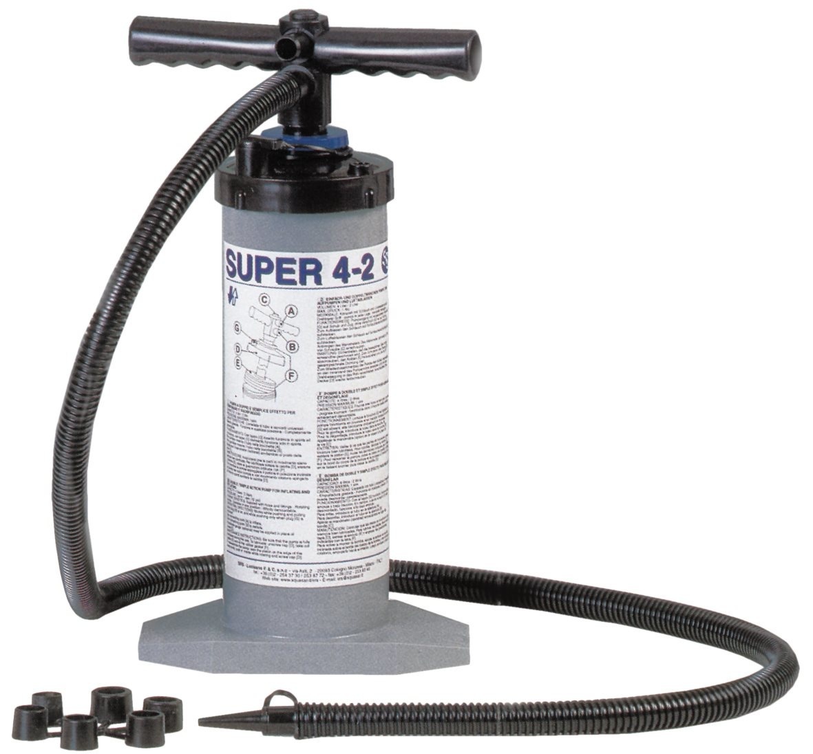Allpa Dubbelwerkende luchtpomp Super type 4-2 (4Ltr)