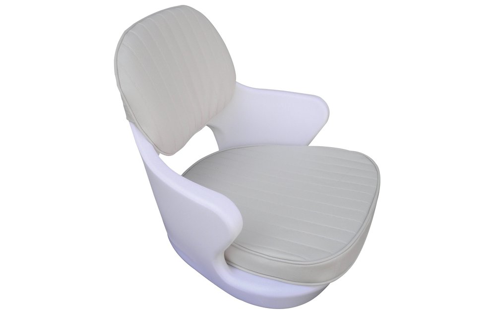 Kuipstoel model Kreta wit