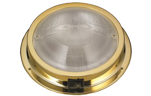 Allpa Messing LED-plafondlamp  opbouw  12V/1 7W  LED  warm wit