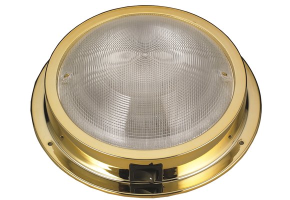 Allpa Messing LED-plafondlamp opbouw 12V/1 7W LED warm wit
