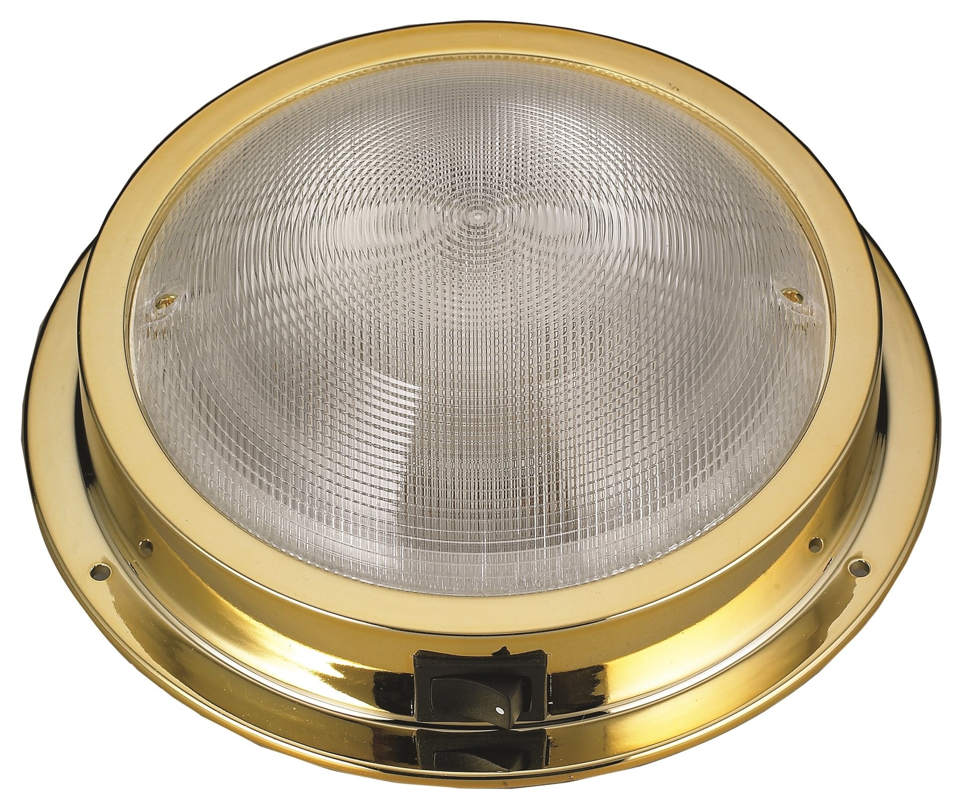 Allpa Messing LED-plafondlamp  opbouw  12V/1 7W  LED  warm wit