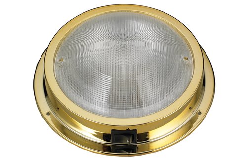 Allpa Messing LED-plafondlamp  opbouw  12V/1 7W  LED  warm wit