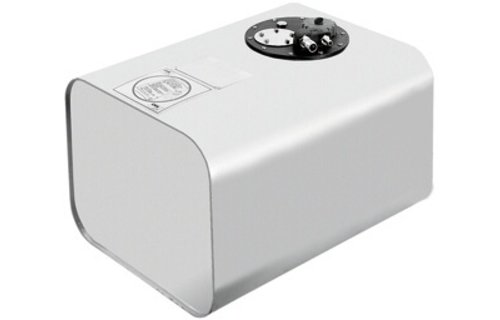 Allpa Brandstoftank RVS 120l  1200x350x280mm met flensplaat