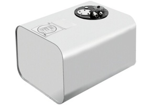 Allpa Brandstoftank RVS 120l  1200x350x280mm met flensplaat