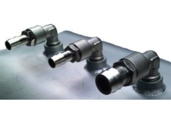 Allpa Brandstoftank RVS 50l  700x200x350mm met gelaste fittings