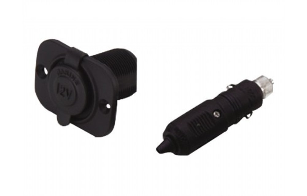 12V stekker en stopcontact - 20mm