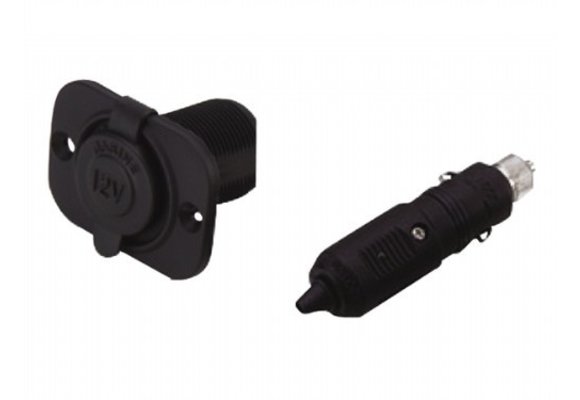 12V stekker en stopcontact - 20mm