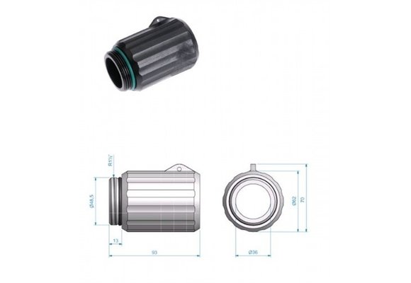 Losse Adapter t.b.v. hendelset 305167+305170