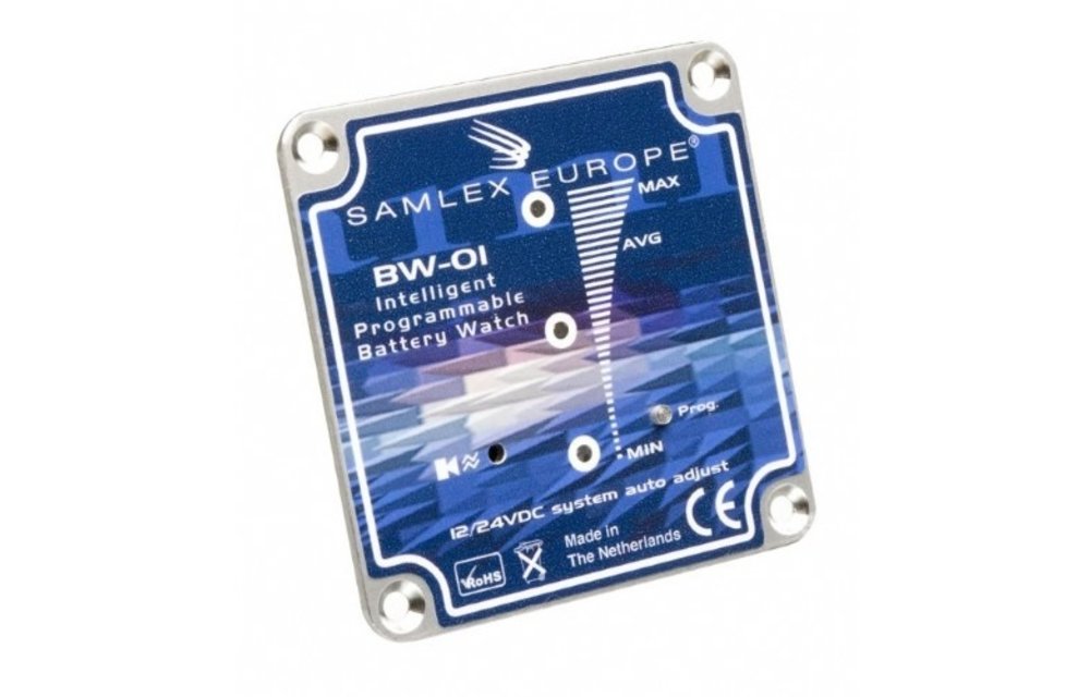 SAMLEX Accu monitor BW-01 12/24V Programmeerbaar