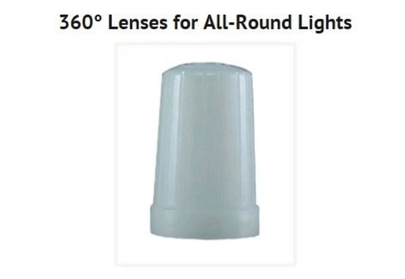 Perko 360º lens wit insteektoplicht