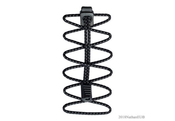 Nathan Run Laces Reflective Black - Veters