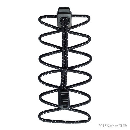 Nathan Run Laces Reflective Black - Veters