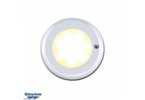 Båtsystem Nova II chroom m/schakelaar - 8-30V-2W