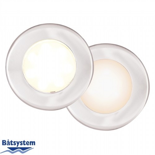 Båtsystem Pinto LED Wit+sch - 8-30V-2W - Wit/Warm Wit
