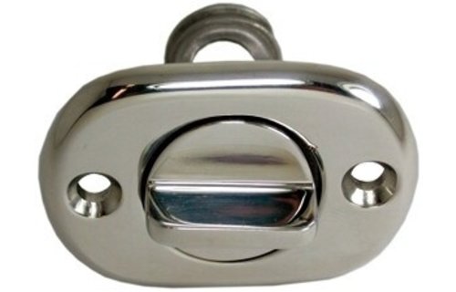 Allpa RVS loosplug met inschroefbare RVS plug