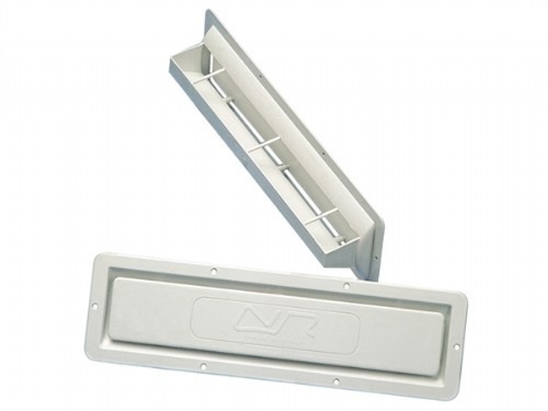 Ventilatierooster inbouw wit