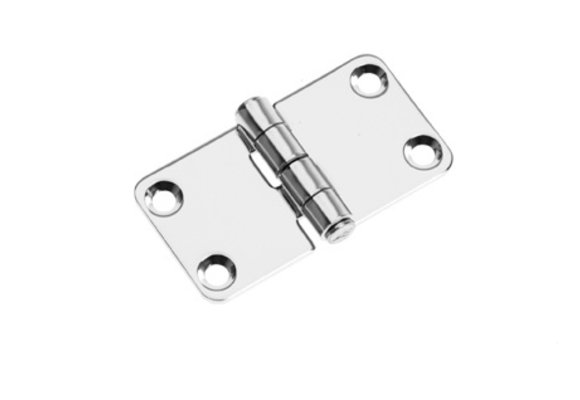 Roca vlakscharnier met ronde hoeken RVS 68 x 37 mm 441520