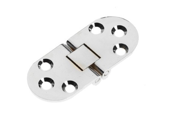 Roca tafelbladscharnier messing en verchroomd 71 x 30 mm 440103