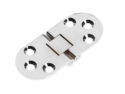 Roca tafelbladscharnier messing en verchroomd 71 x 30 mm 440103