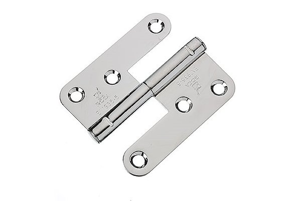 Roca paumelle scharnier RVS stift rechts 85 x 74 mm 905326