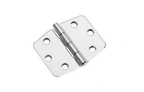 Roca staartscharnier vlak RVS 60 x 74 mm 440080