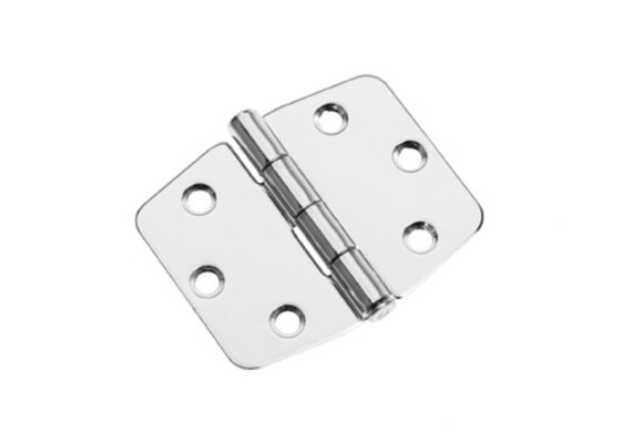 Roca staartscharnier vlak RVS 60 x 74 mm 440080